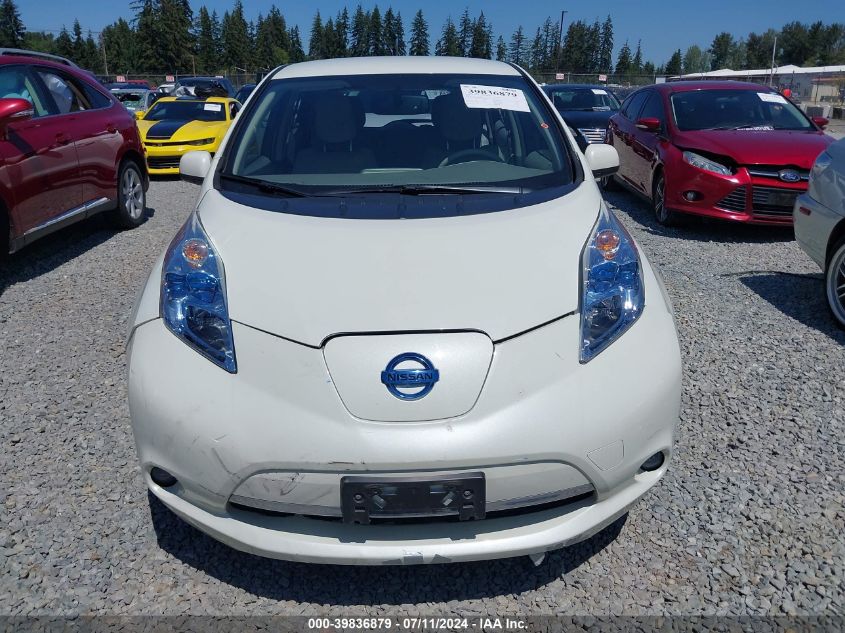2012 Nissan Leaf Sl VIN: JN1AZ0CP3CT026374 Lot: 39836879