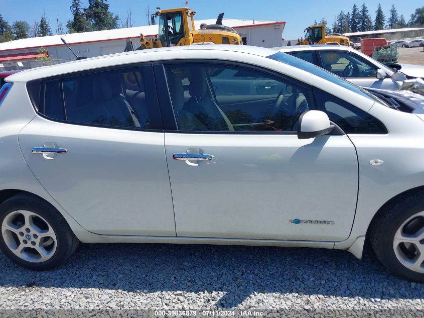 2012 Nissan Leaf Sl VIN: JN1AZ0CP3CT026374 Lot: 39836879