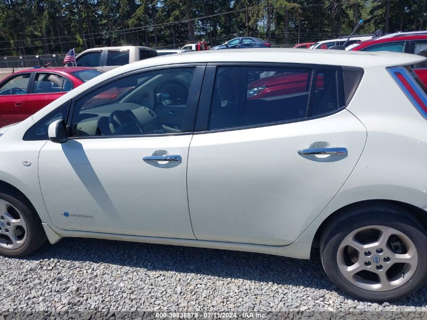 2012 Nissan Leaf Sl VIN: JN1AZ0CP3CT026374 Lot: 39836879