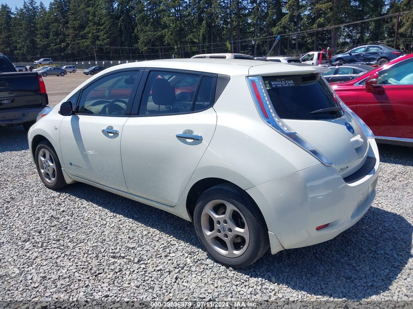 2012 Nissan Leaf Sl VIN: JN1AZ0CP3CT026374 Lot: 39836879