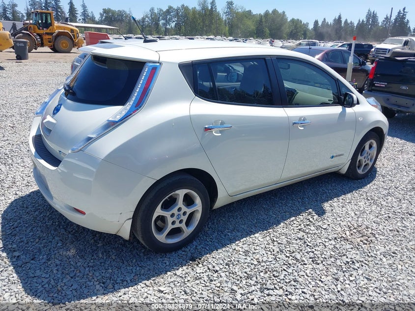 2012 Nissan Leaf Sl VIN: JN1AZ0CP3CT026374 Lot: 39836879