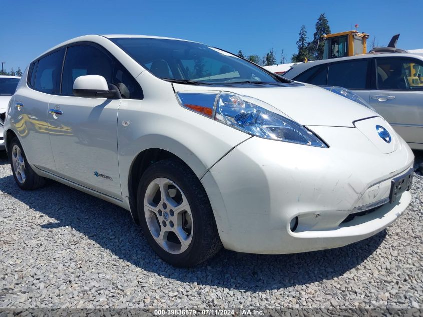 2012 Nissan Leaf Sl VIN: JN1AZ0CP3CT026374 Lot: 39836879