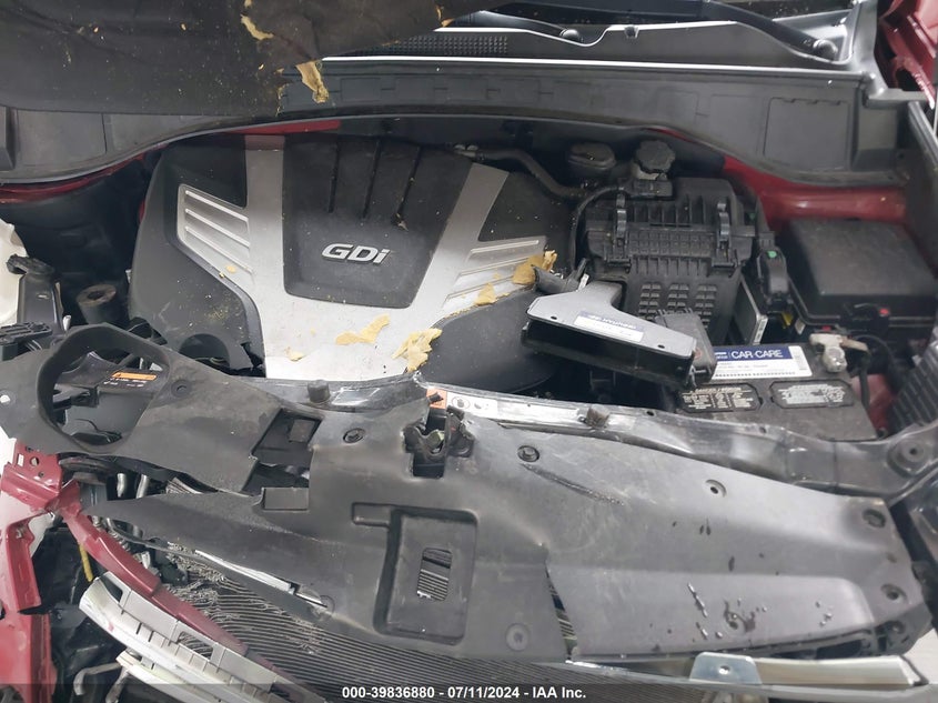 2016 Hyundai Santa Fe Se VIN: KM8SRDHF3GU139746 Lot: 39836880