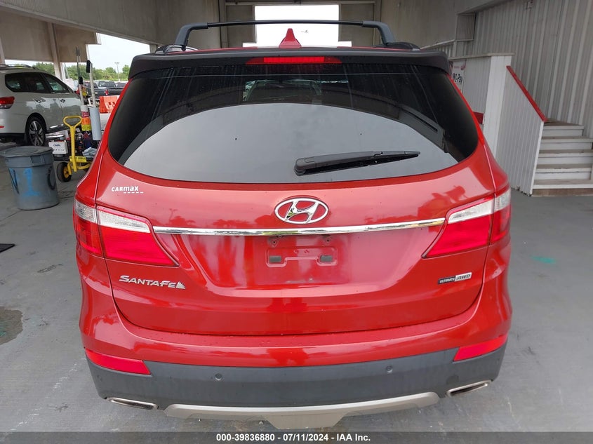 2016 Hyundai Santa Fe Se VIN: KM8SRDHF3GU139746 Lot: 39836880