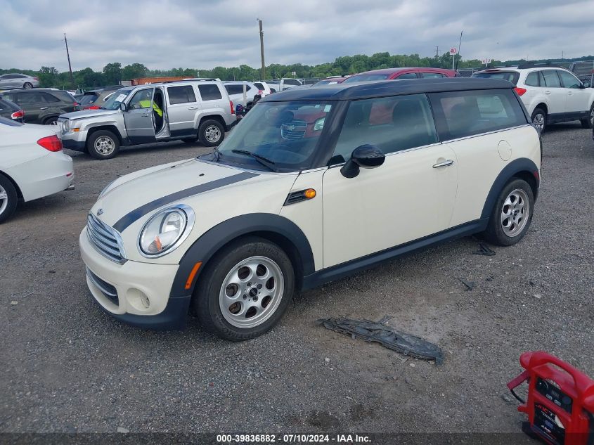 WMWZF3C56CT489261 | 2012 MINI COOPER CLUBMAN