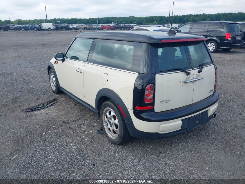 WMWZF3C56CT489261 | 2012 MINI COOPER CLUBMAN