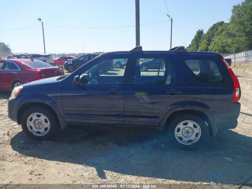 2005 Honda Cr-V Lx VIN: SHSRD78595U327048 Lot: 39836886