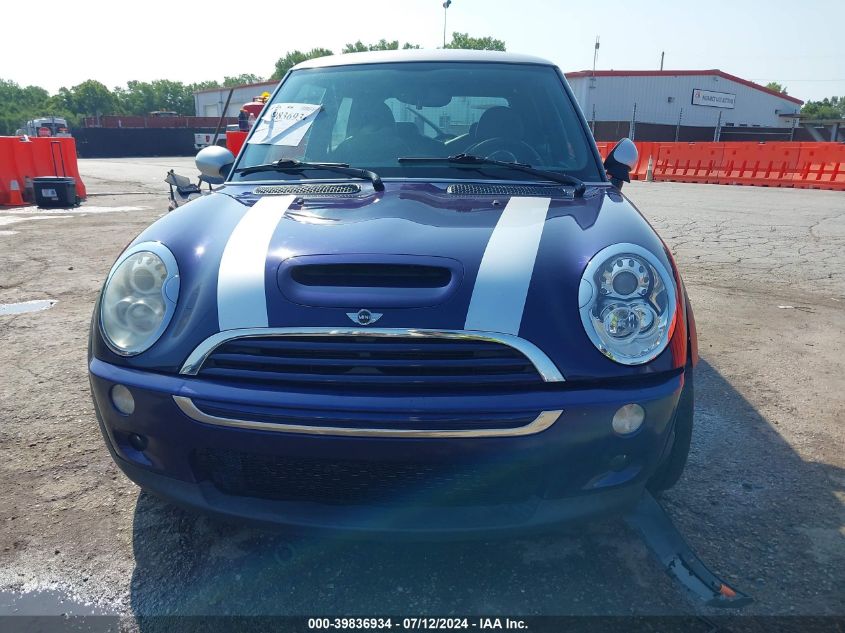 2006 Mini Cooper S VIN: WMWRE33576TJ33523 Lot: 39836934