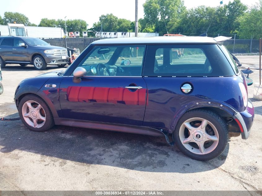 2006 Mini Cooper S VIN: WMWRE33576TJ33523 Lot: 39836934