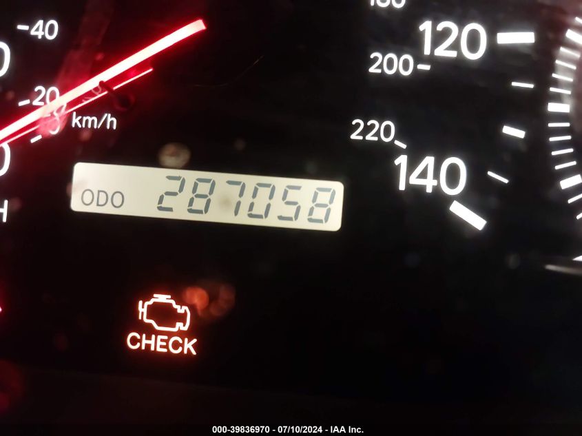 2000 Lexus Es 300 VIN: JT8BF28G0Y5088324 Lot: 39836970