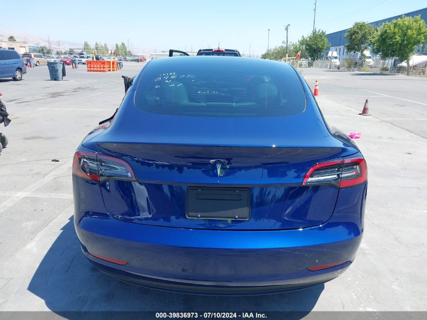 2023 Tesla Model 3 Rear-Wheel Drive VIN: 5YJ3E1EA9PF712377 Lot: 39836973