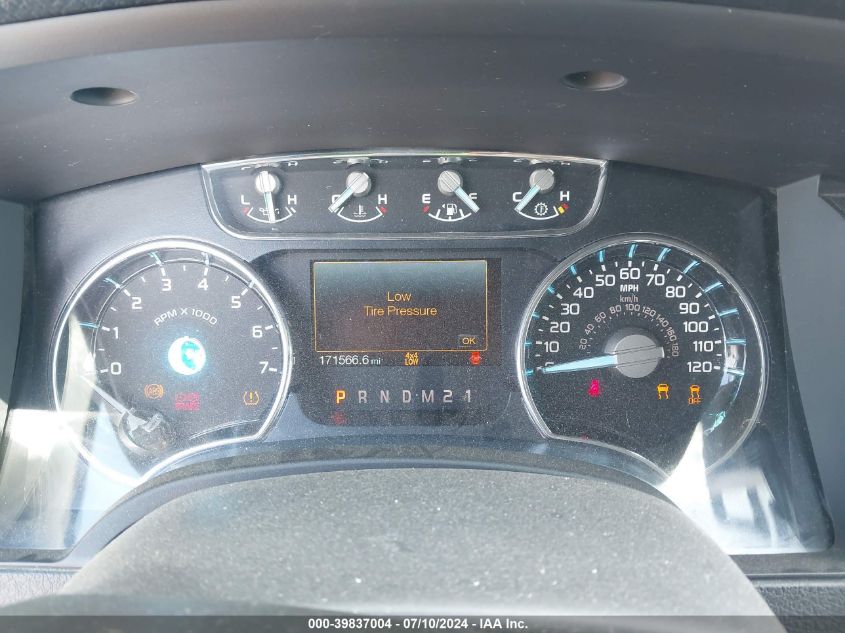 2012 Ford F-150 Lariat VIN: 1FTFW1ET4CKD03681 Lot: 39837004