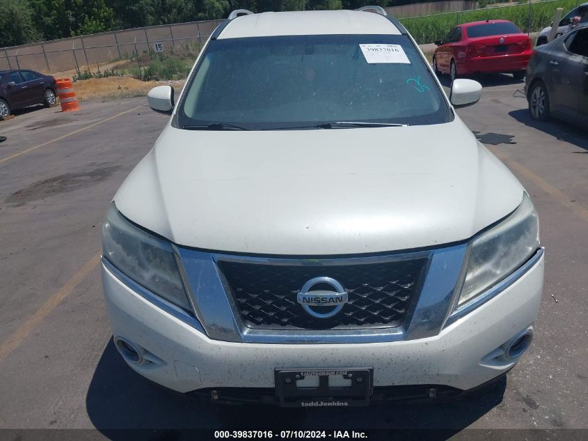 2016 Nissan Pathfinder Sv VIN: 5N1AR2MM3GC655583 Lot: 39837016