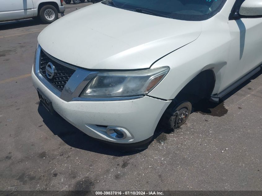 2016 Nissan Pathfinder Sv VIN: 5N1AR2MM3GC655583 Lot: 39837016