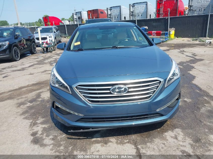 2015 Hyundai Sonata Se VIN: 5NPE24AF9FH210926 Lot: 39837018