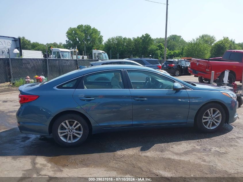 2015 Hyundai Sonata Se VIN: 5NPE24AF9FH210926 Lot: 39837018