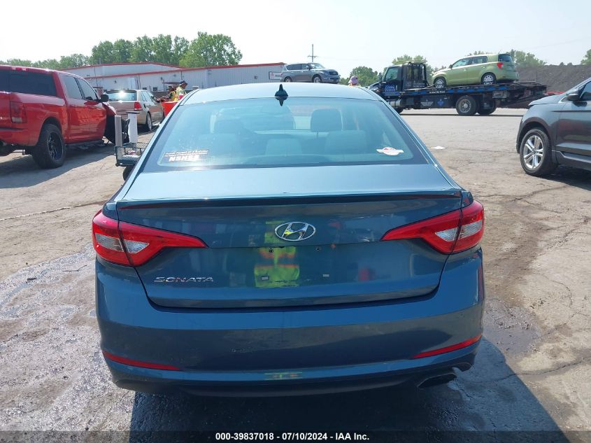 2015 Hyundai Sonata Se VIN: 5NPE24AF9FH210926 Lot: 39837018