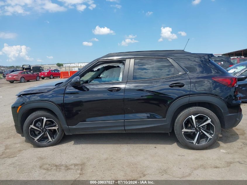2021 Chevrolet Trailblazer Fwd Rs VIN: KL79MTSL1MB056119 Lot: 39837027