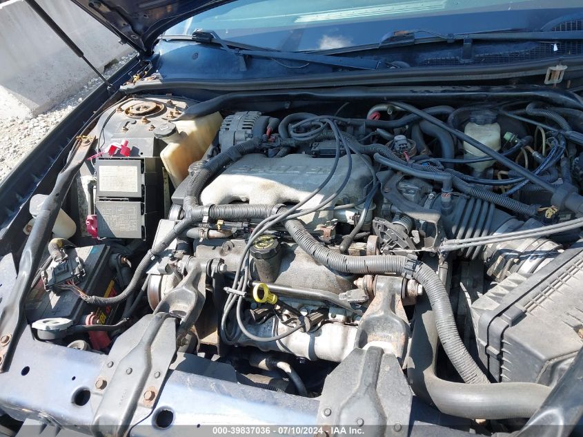 2002 Chevrolet Monte Carlo Ls VIN: 2G1WW12E329223996 Lot: 39837036