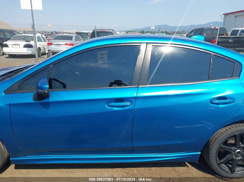 2019 Subaru Impreza 2.0I Sport VIN: 4S3GKAM67K3607558 Lot: 39837063