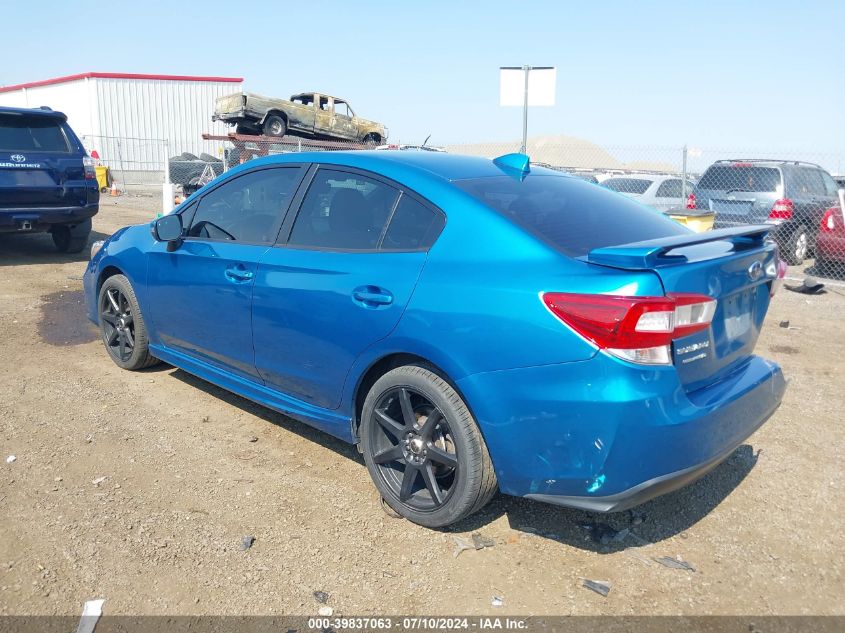 2019 Subaru Impreza 2.0I Sport VIN: 4S3GKAM67K3607558 Lot: 39837063