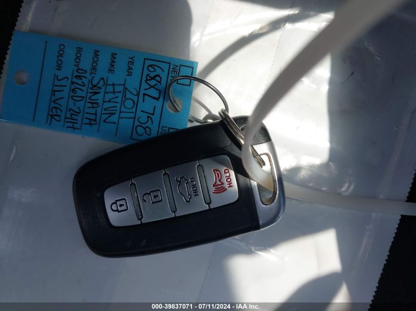 2011 Hyundai Sonata Se 2.0T VIN: 5NPEC4AB3BH315983 Lot: 39837071