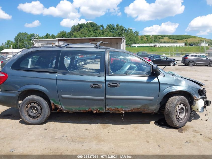 2005 Dodge Grand Caravan Se VIN: 1D4GP24RX5B246762 Lot: 39837094