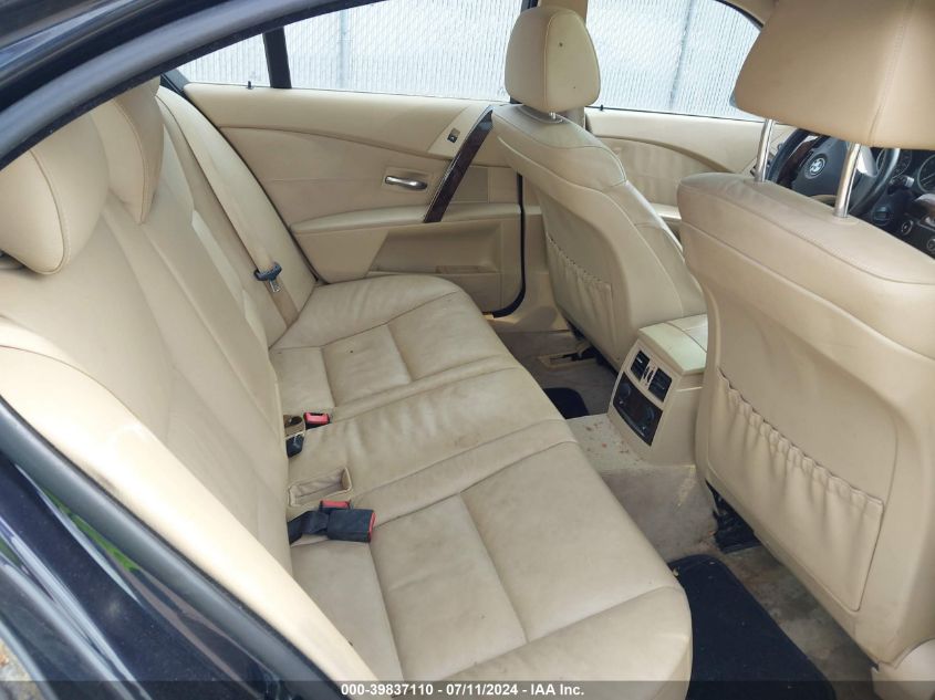 2006 BMW 550I VIN: WBANB535X6CP01797 Lot: 39837110