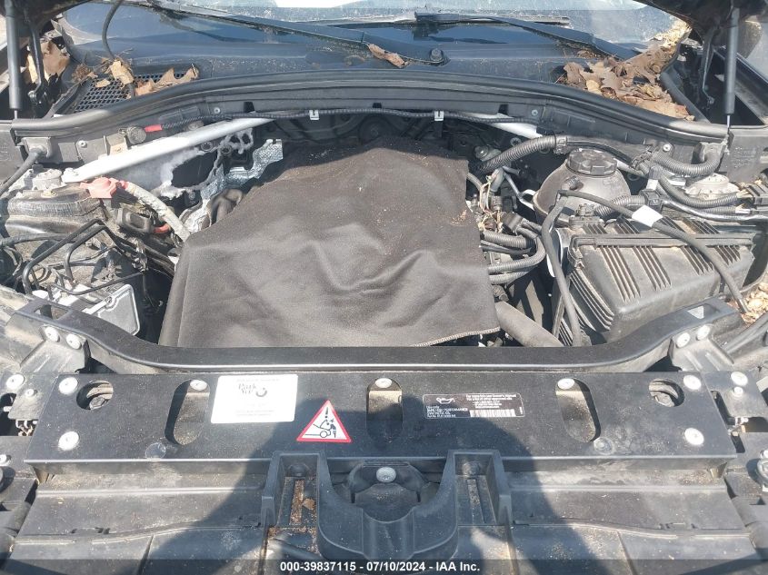 2014 BMW X3 xDrive28I VIN: 5UXWX9C53E0D32069 Lot: 39837115