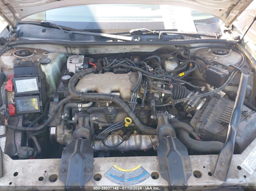 2004 Chevrolet Impala VIN: 2G1WF52E549127541 Lot: 39837142