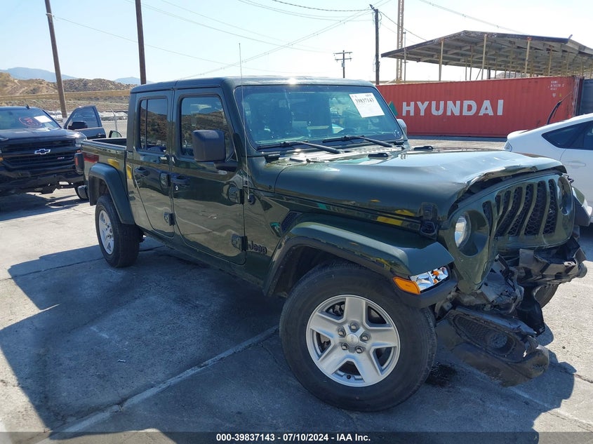 2022 JEEP GLADIATOR  (VIN: 1C6HJTAG8NL139349)