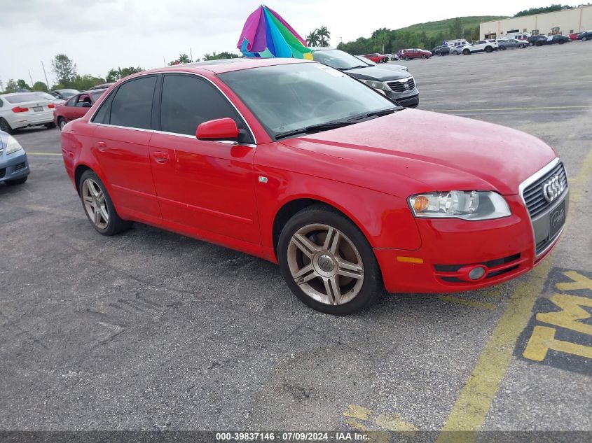 WAUAF78E77A094942 | 2007 AUDI A4