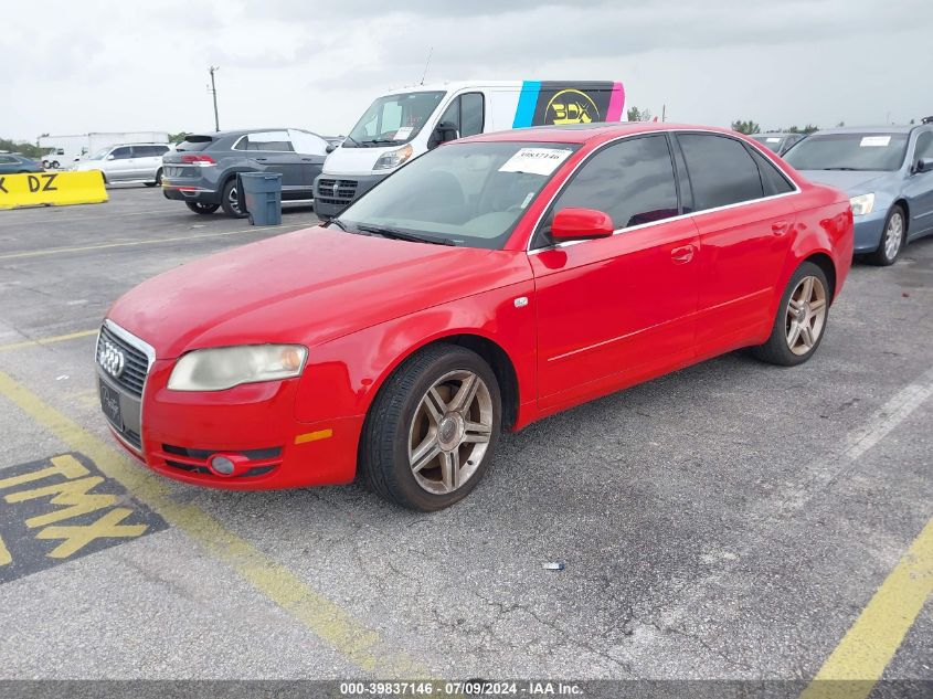 WAUAF78E77A094942 | 2007 AUDI A4