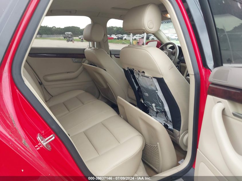 2007 Audi A4 2.0T VIN: WAUAF78E77A094942 Lot: 39837146