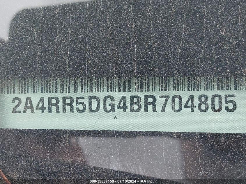 2011 Chrysler Town & Country Touring VIN: 2A4RR5DG4BR704805 Lot: 39837159