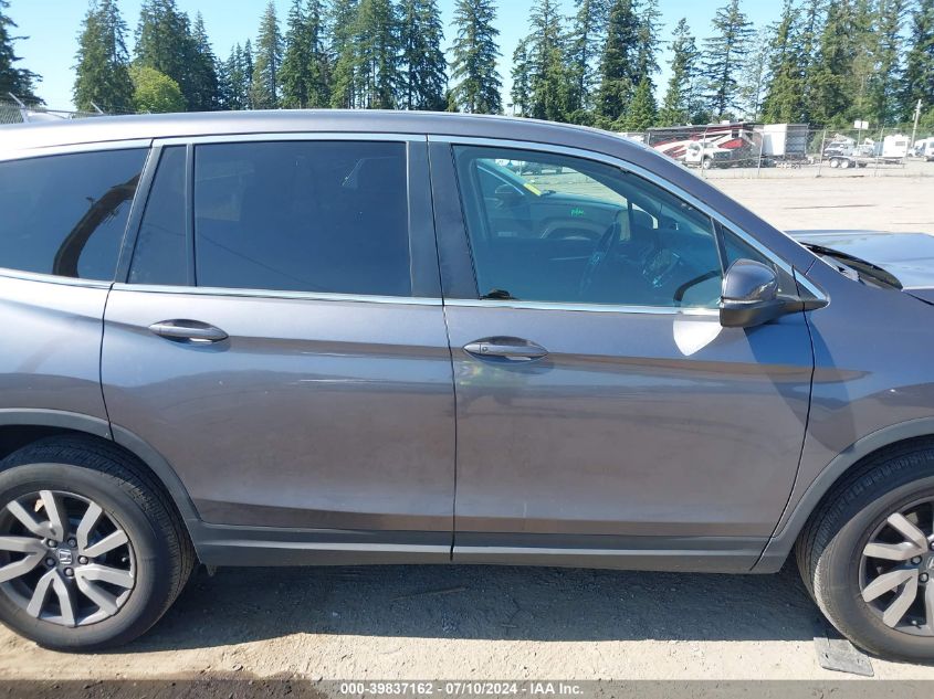 2022 Honda Pilot Awd Ex-L VIN: 5FNYF6H59NB098023 Lot: 39837162