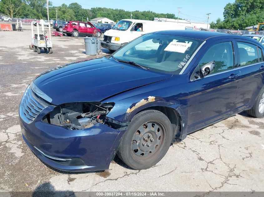 2014 Chrysler 200 Lx VIN: 1C3CCBAB0EN121724 Lot: 39837204