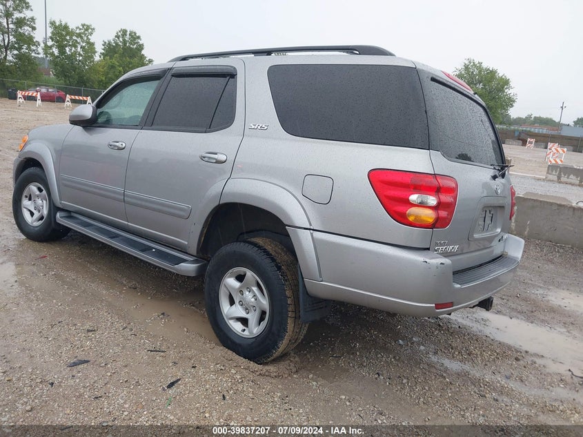 2002 Toyota Sequoia Sr5 V8 VIN: 5TDBT44A52S126316 Lot: 39837207