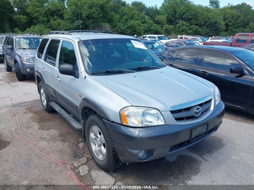 2003 Mazda Tribute Es V6 VIN: 4F2CZ061X3KM32722 Lot: 39837252