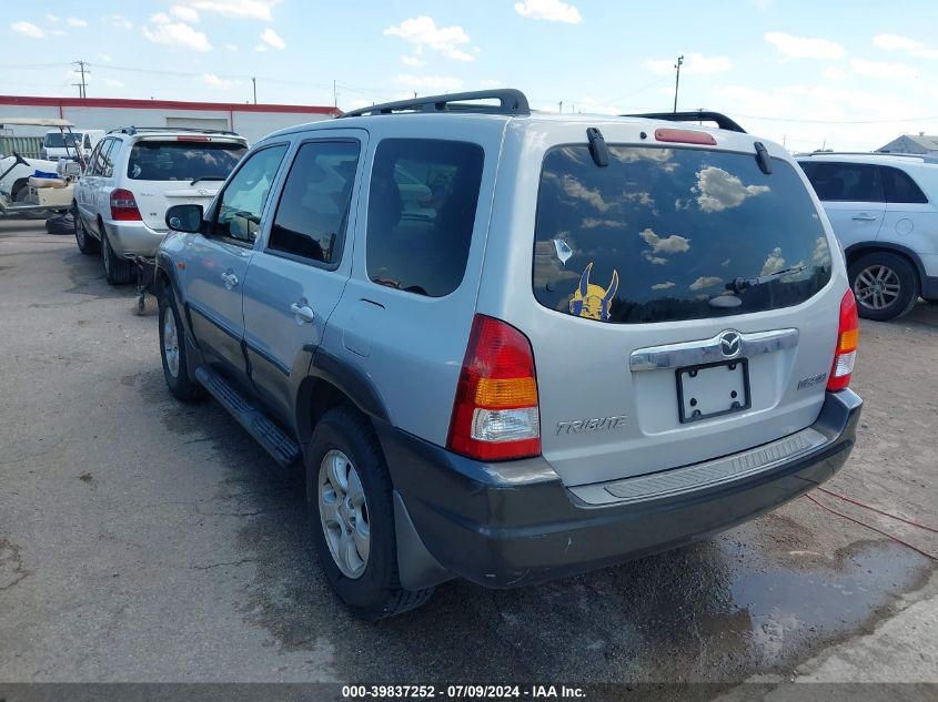 2003 Mazda Tribute Es V6 VIN: 4F2CZ061X3KM32722 Lot: 39837252