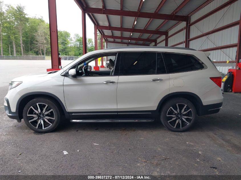 2019 Honda Pilot Touring VIN: 5FNYF6H96KB019017 Lot: 39837272