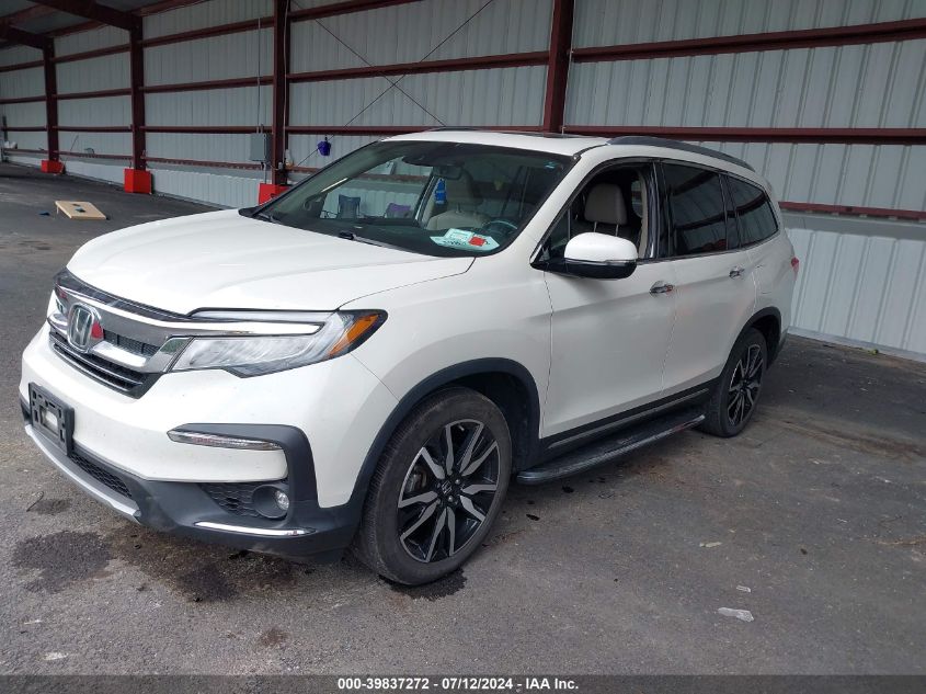 2019 Honda Pilot Touring VIN: 5FNYF6H96KB019017 Lot: 39837272