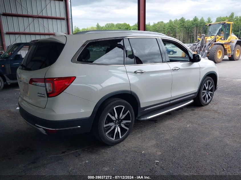 2019 Honda Pilot Touring VIN: 5FNYF6H96KB019017 Lot: 39837272