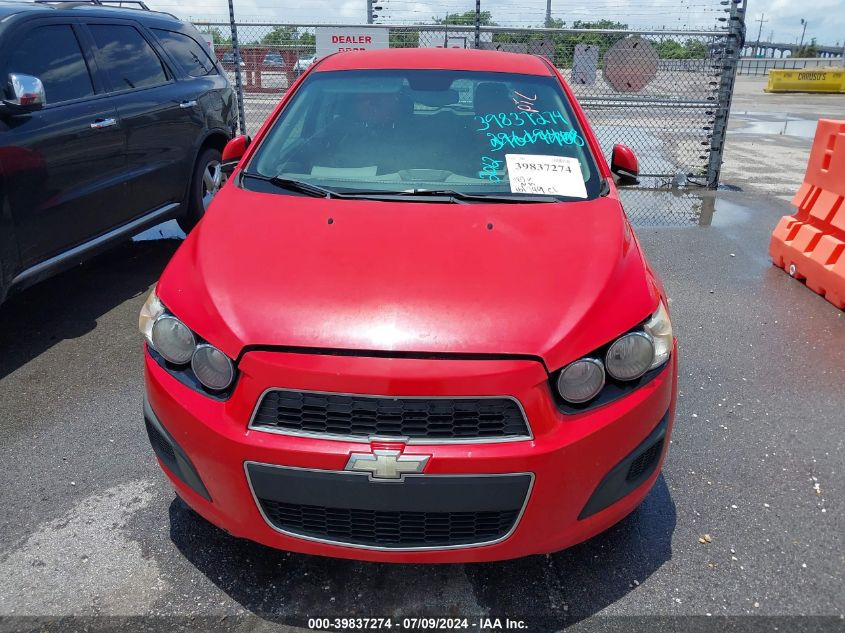 2012 Chevrolet Sonic 2Lt VIN: 1G1JC6SH4C4232026 Lot: 39837274