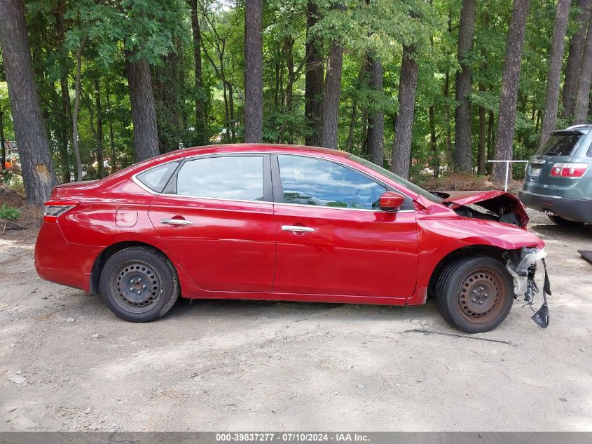 2013 Nissan Sentra Sv VIN: 3N1AB7AP5DL783637 Lot: 39837277