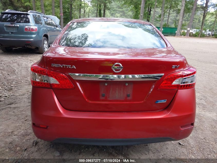 2013 Nissan Sentra Sv VIN: 3N1AB7AP5DL783637 Lot: 39837277