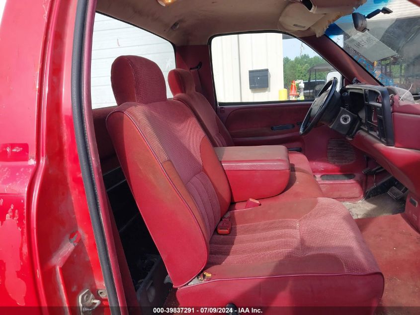 1994 Dodge Ram 1500 VIN: 1B7HC16Y8RS663847 Lot: 39837291