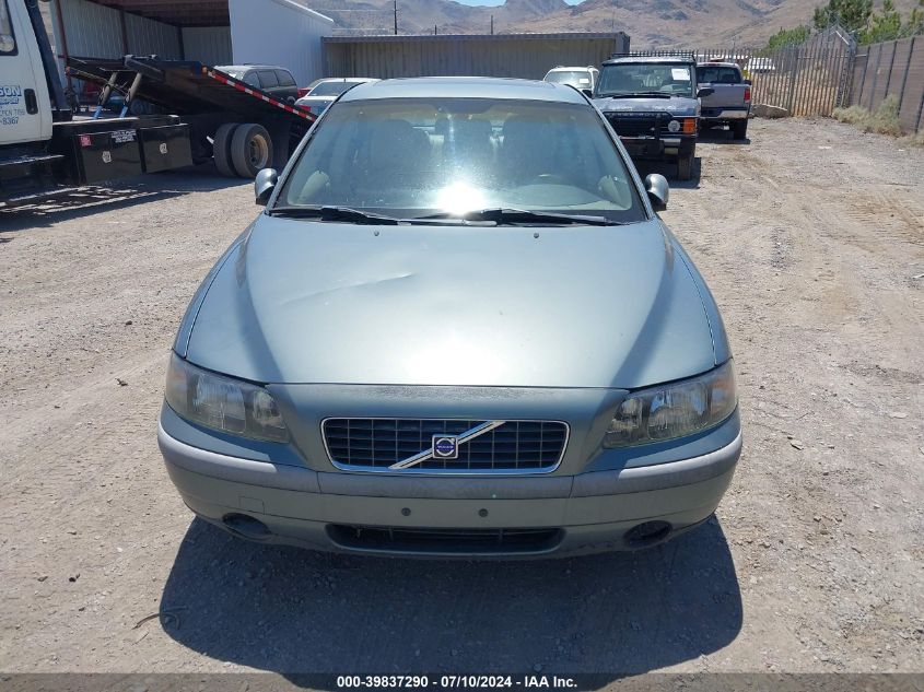 2002 Volvo S60 2.4T VIN: YV1RS58DX22165030 Lot: 39837290