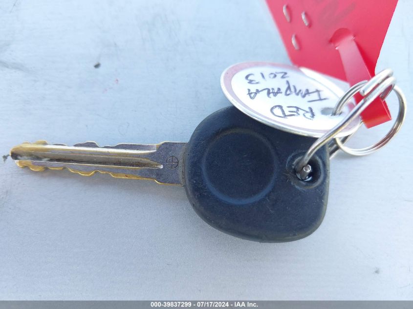 2013 Chevrolet Impala Ls VIN: 2G1WF5E39D1222791 Lot: 39837299