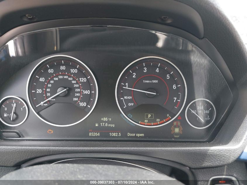 2015 BMW 335I VIN: WBA3A9G5XFNS66523 Lot: 39837303